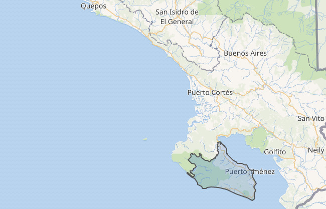 Puerto Jiménez, Puntarenas, Golfo Dulce, Cantons of Costa Rica, Osa Peninsula