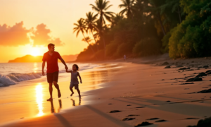 Family vacation destination, Costa Rica, Rental cars, Beach relaxation, Wildlife excursions